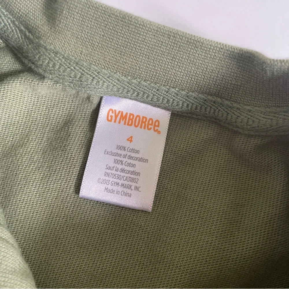 Gymboree Bear Patch Henley Tee